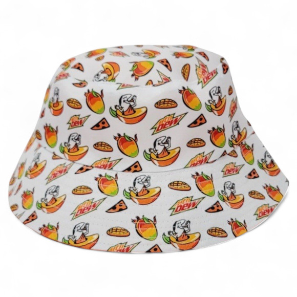 COPY - NEW Little Caesars Mountain Dew Mango Rush Reversible Bucket Hat Limited… - Picture 1 of 12